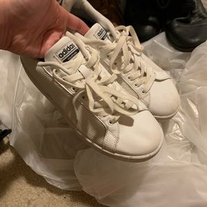 White Adidas shoes